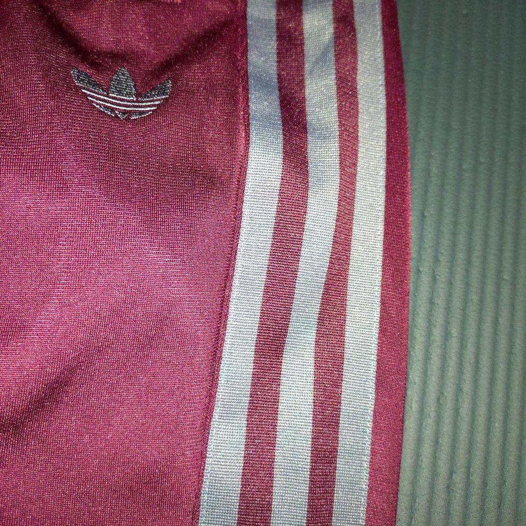 adidas トラックパンツ バーガンディ ベッケンバウアー　マルーン