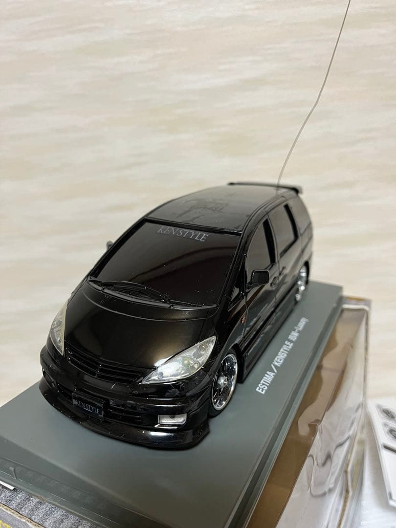 アオシマ 1/24 RC VIPカー トヨタ エスティマ ケンスタイル