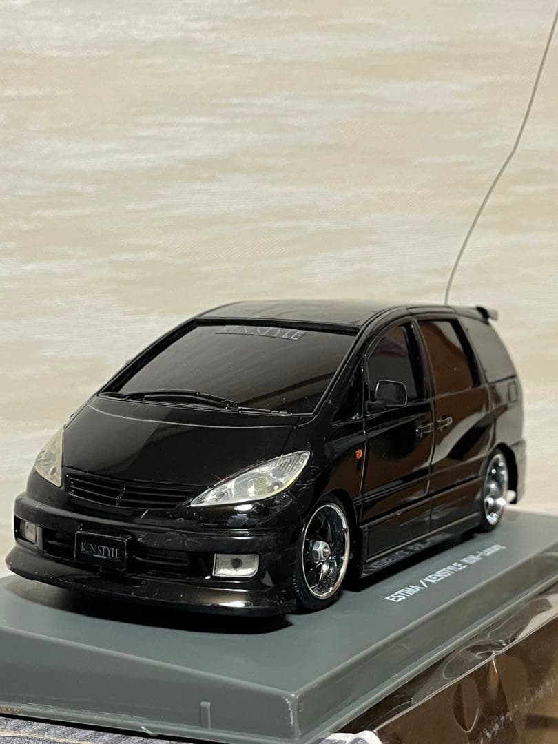 アオシマ 1/24 RC VIPカー トヨタ エスティマ ケンスタイル