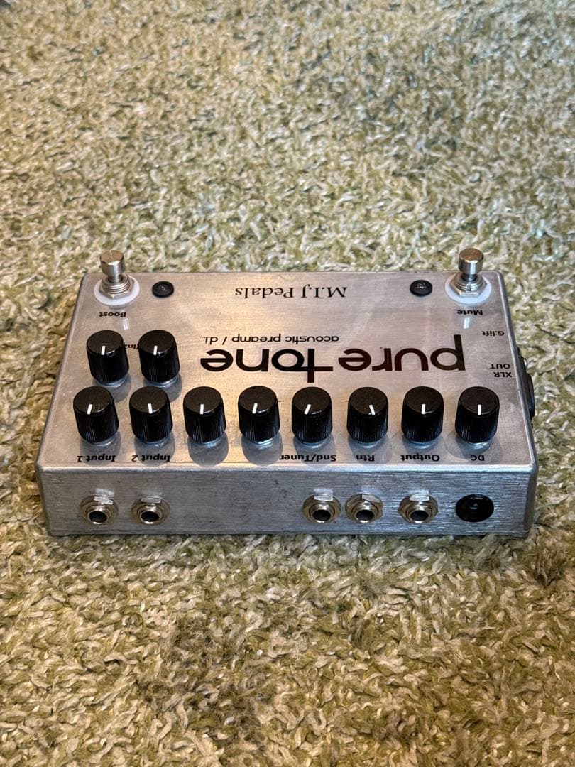 ギター M.I.J Pedals pure-tone acoustic preamp