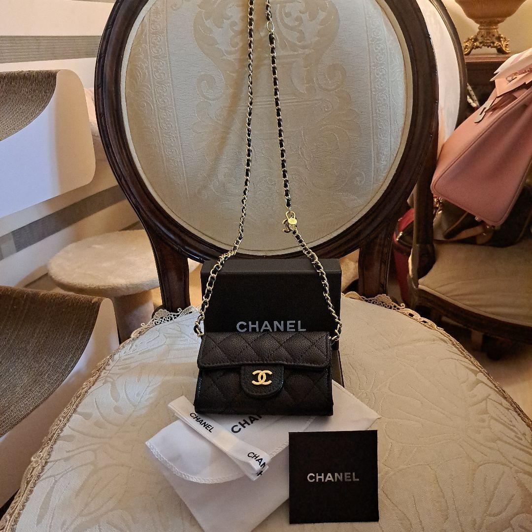 CHANELノベルティ チェーン 財布