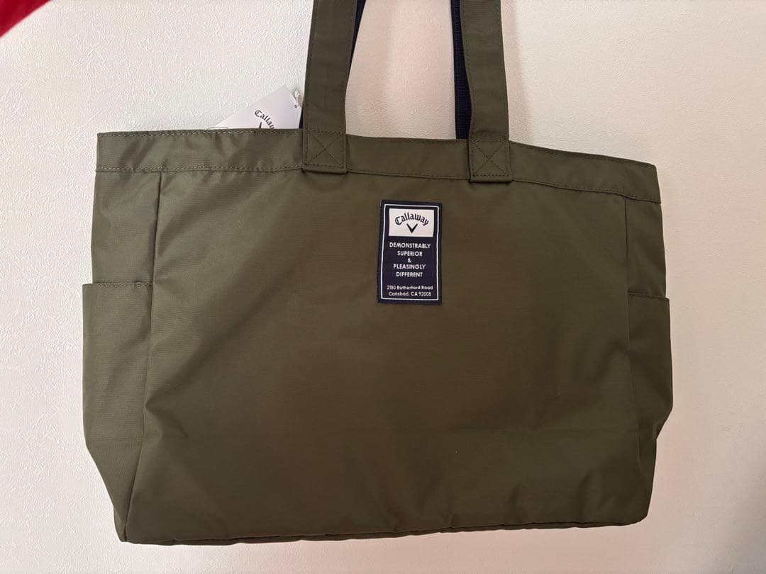 CALLAWAY カーキ トートバッグ