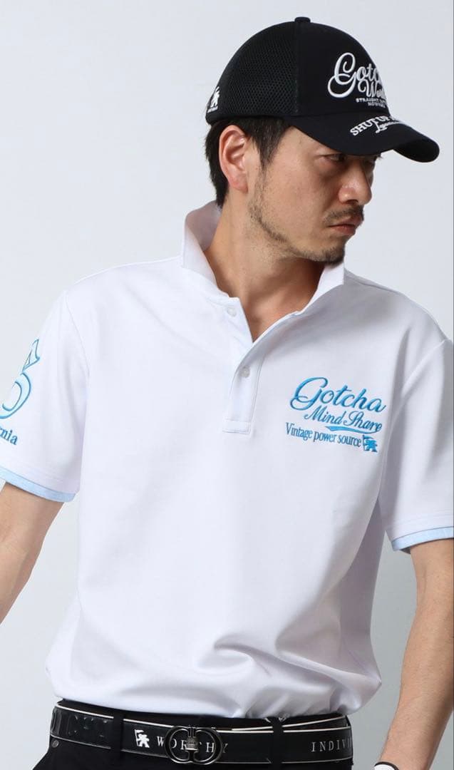 新品GOTCHAゴルフボタニカルポロシャツ　XL