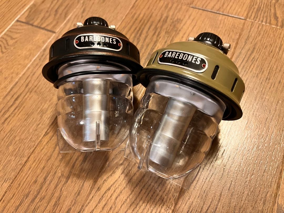BAREBONES ビーコンライト アンティークブロンズ&オリーブ2個セット