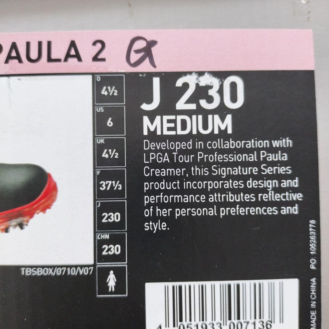 【新品・未使用】adidas ゴルフシューズ　signature PAULA2