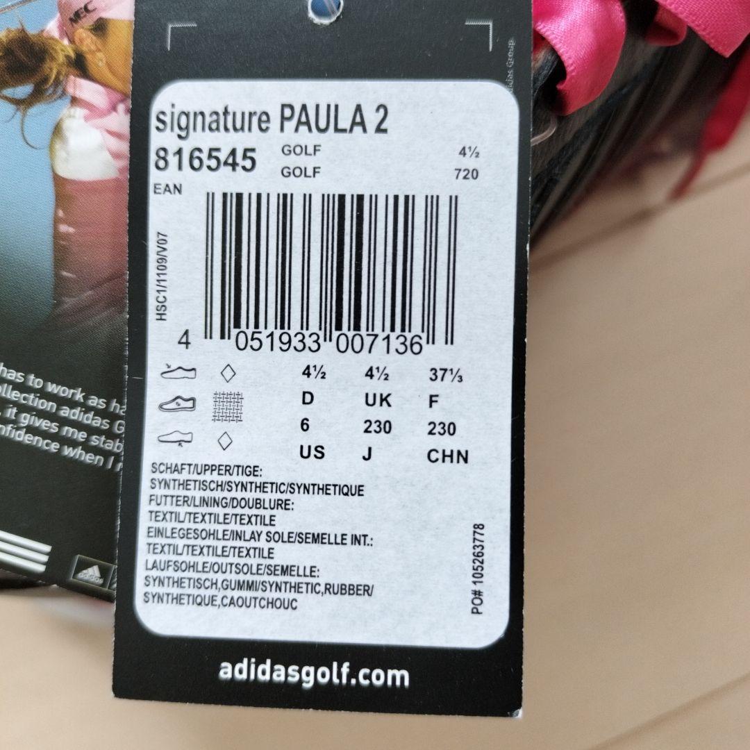 【新品・未使用】adidas ゴルフシューズ　signature PAULA2