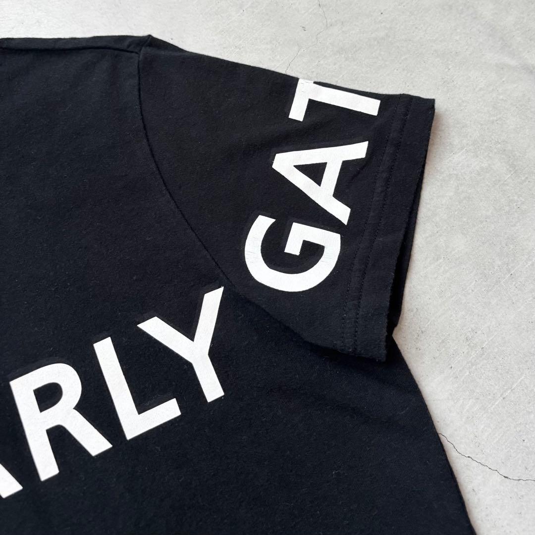PEARLY GATES パーリーゲイツ ロゴプリント モックネック半袖Tシャツ