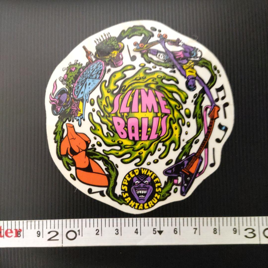 santacruz skateboard sticker スライムボール