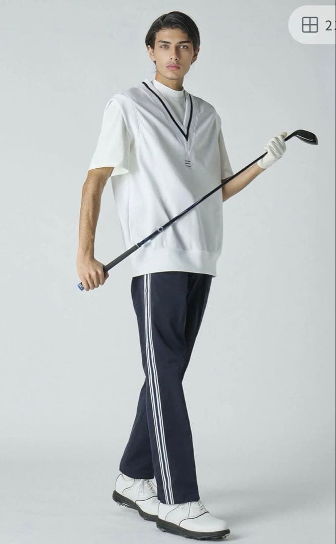 TaylorMade*UNITED ARROWS サイドライン パンツ　メンズL