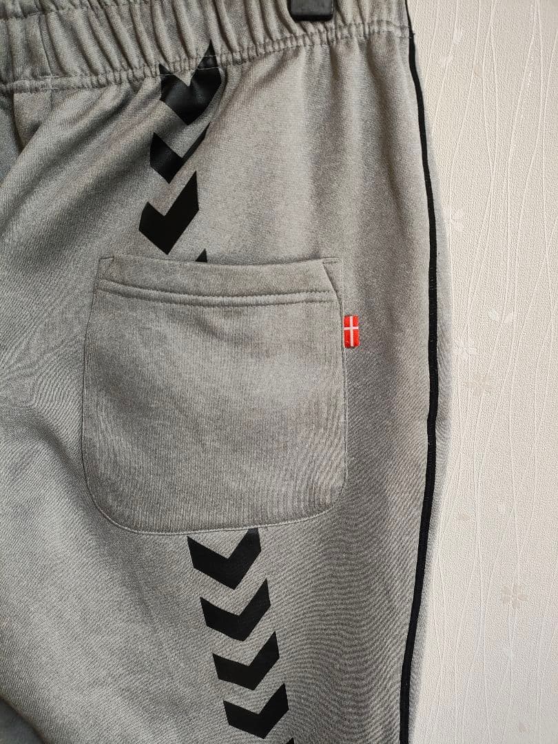 【極美品】【上下セットアップ】hummel スウェットジャージ グレー