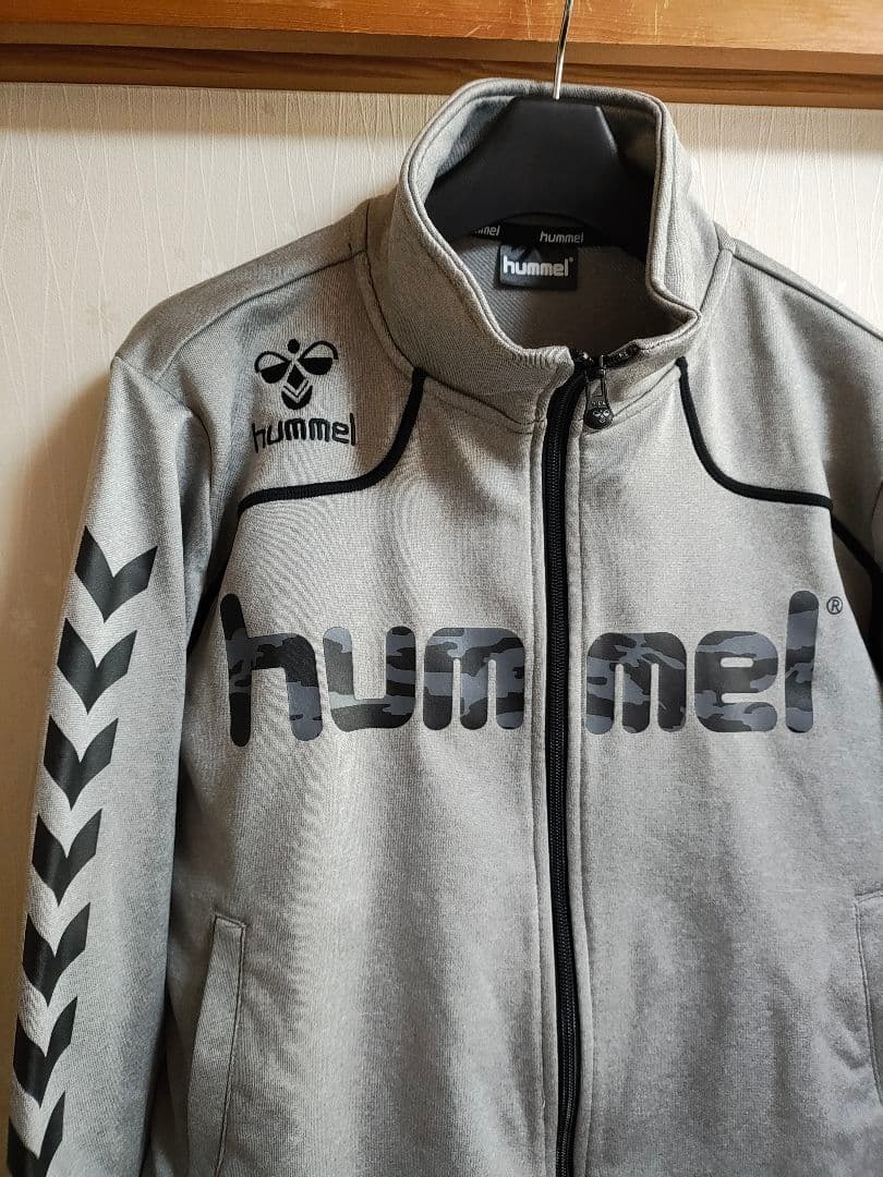 【極美品】【上下セットアップ】hummel スウェットジャージ グレー