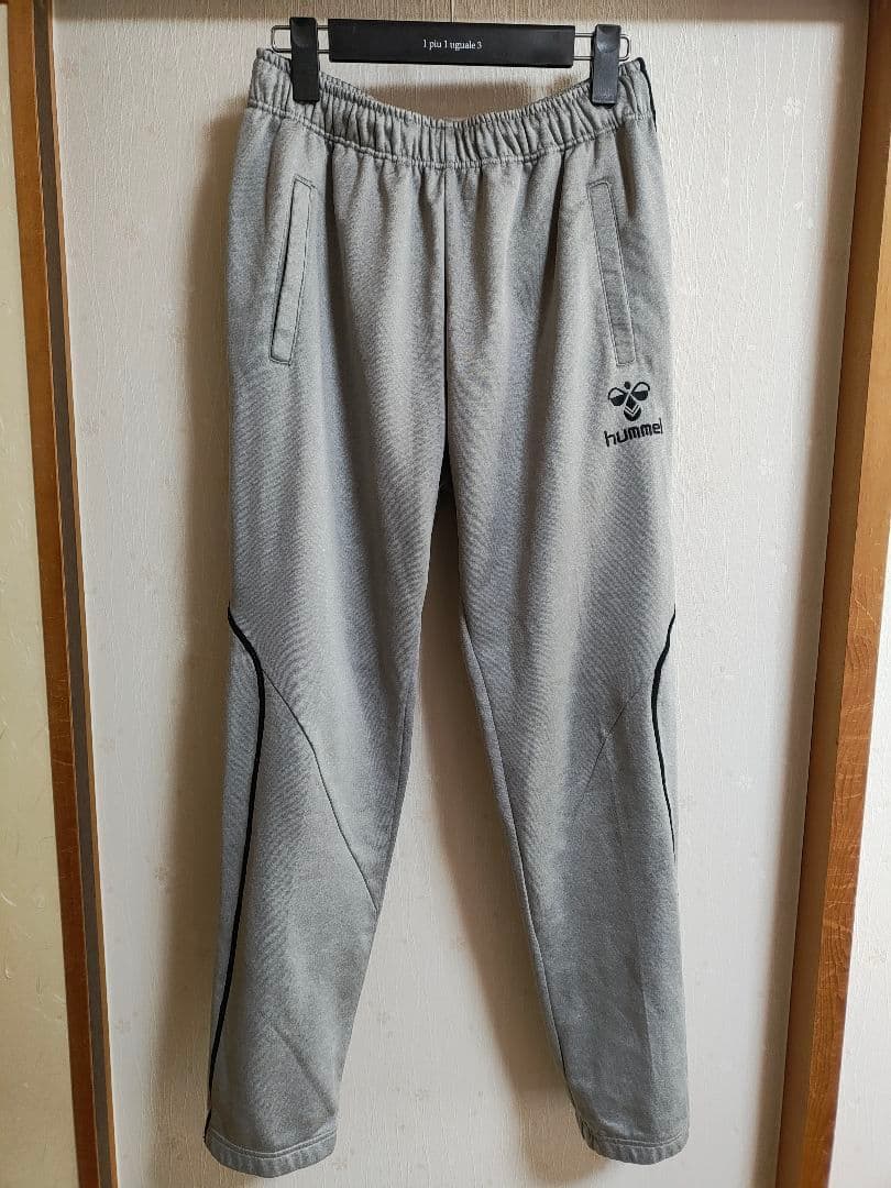 【極美品】【上下セットアップ】hummel スウェットジャージ グレー
