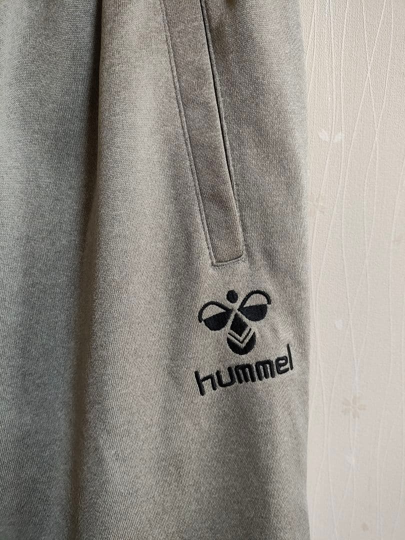 【極美品】【上下セットアップ】hummel スウェットジャージ グレー