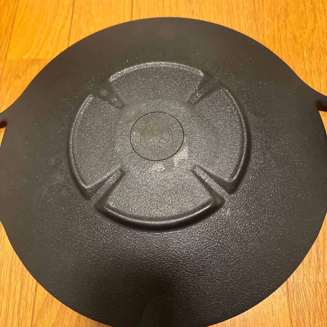 JHQ マルチグリドル　黒　平型　33㎝　専用ケース付き