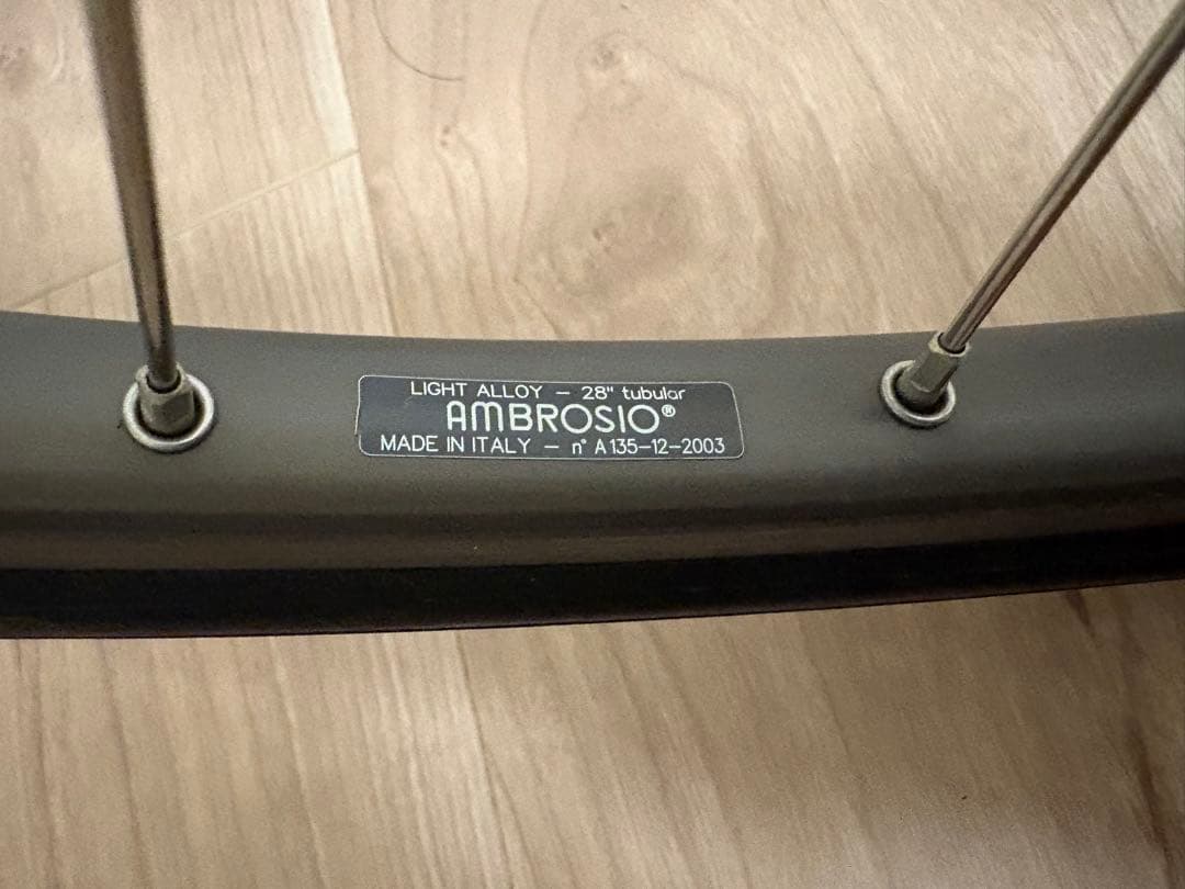 AMBROSIO dura ace フロント　 28h ホイール　ピスト　njs