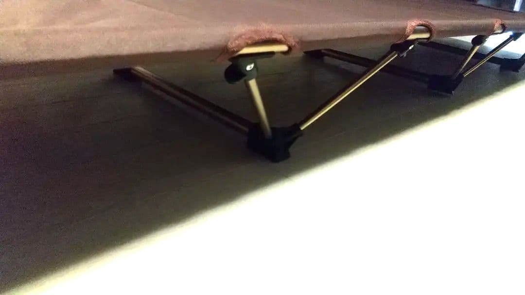 折りたたみ式コット ブラウン