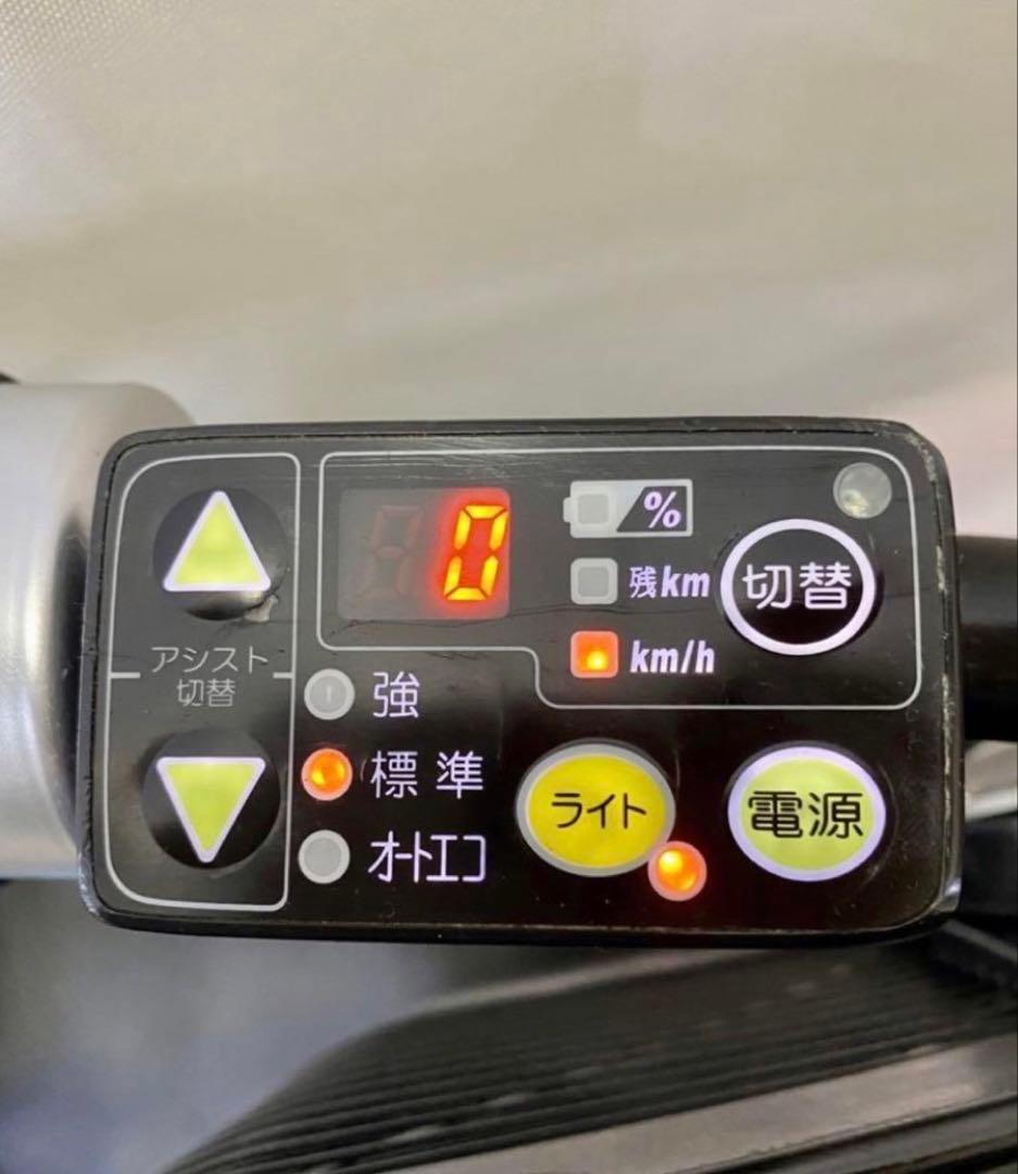 1年保証 ブリヂストン　20インチ　子供乗せ　3人乗り 水色　電動アシスト自転車