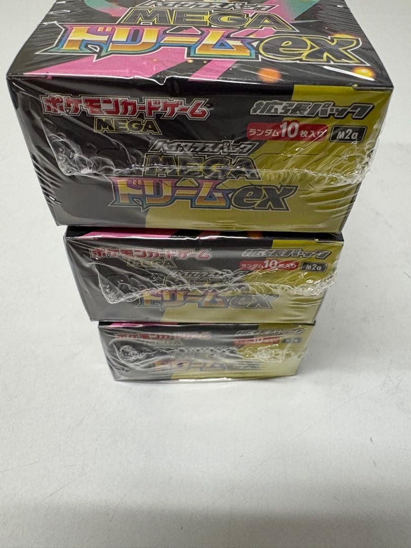 Y*i様 ポケモンカードメガドリームex 3BOX【新品未開封シュリンク付き】