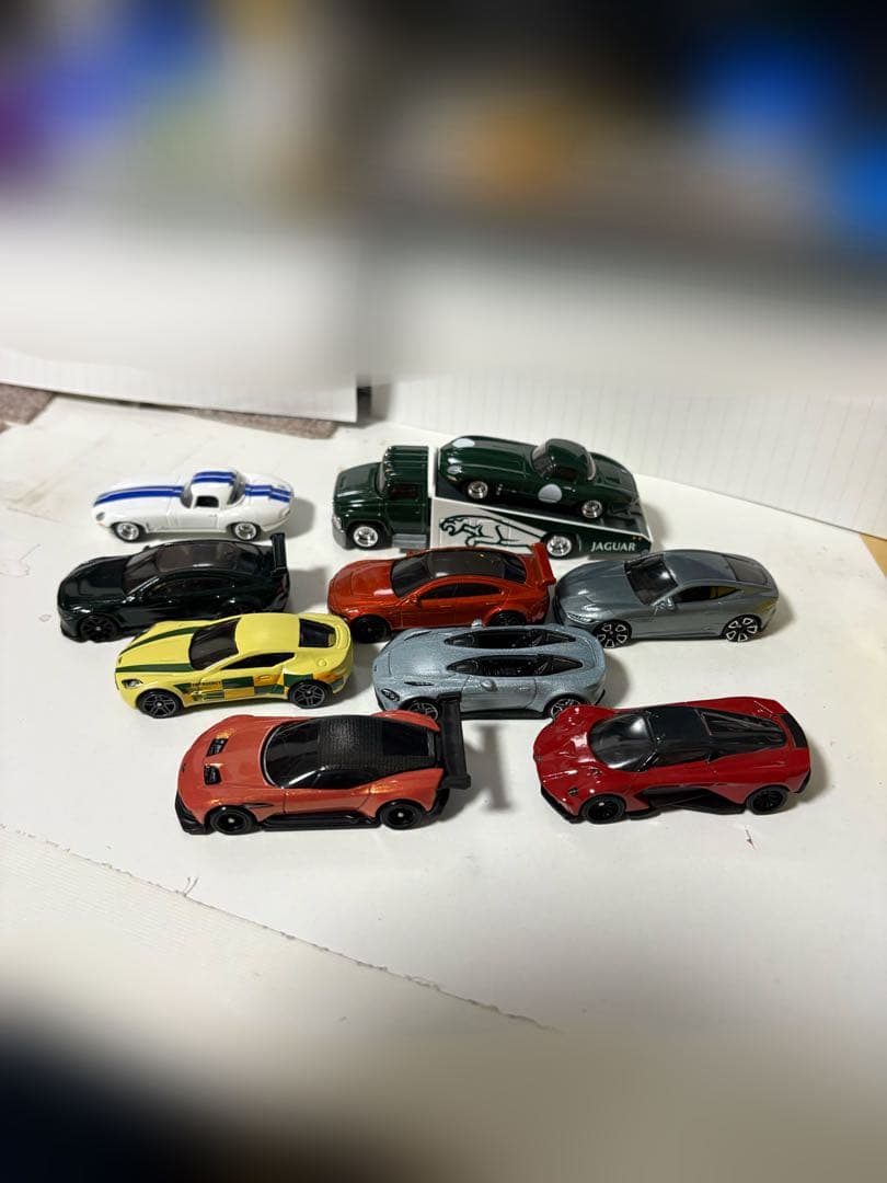 ホットウィールミニカー ジャガー&アストンマーティン 10台セット