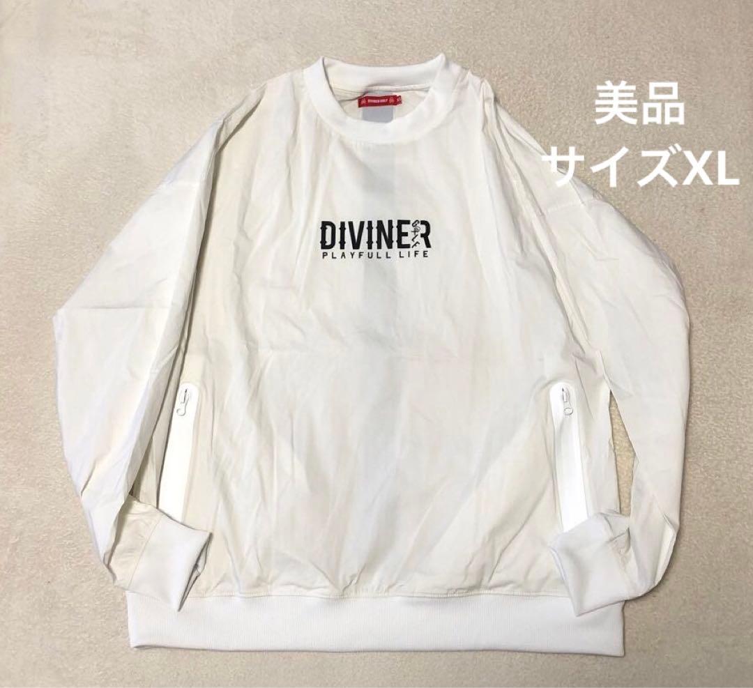 美品　DIVINER GOLF ゴルフウェア ストレッチ プルオーバー XL