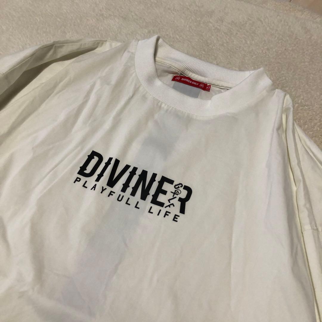 美品　DIVINER GOLF ゴルフウェア ストレッチ プルオーバー XL
