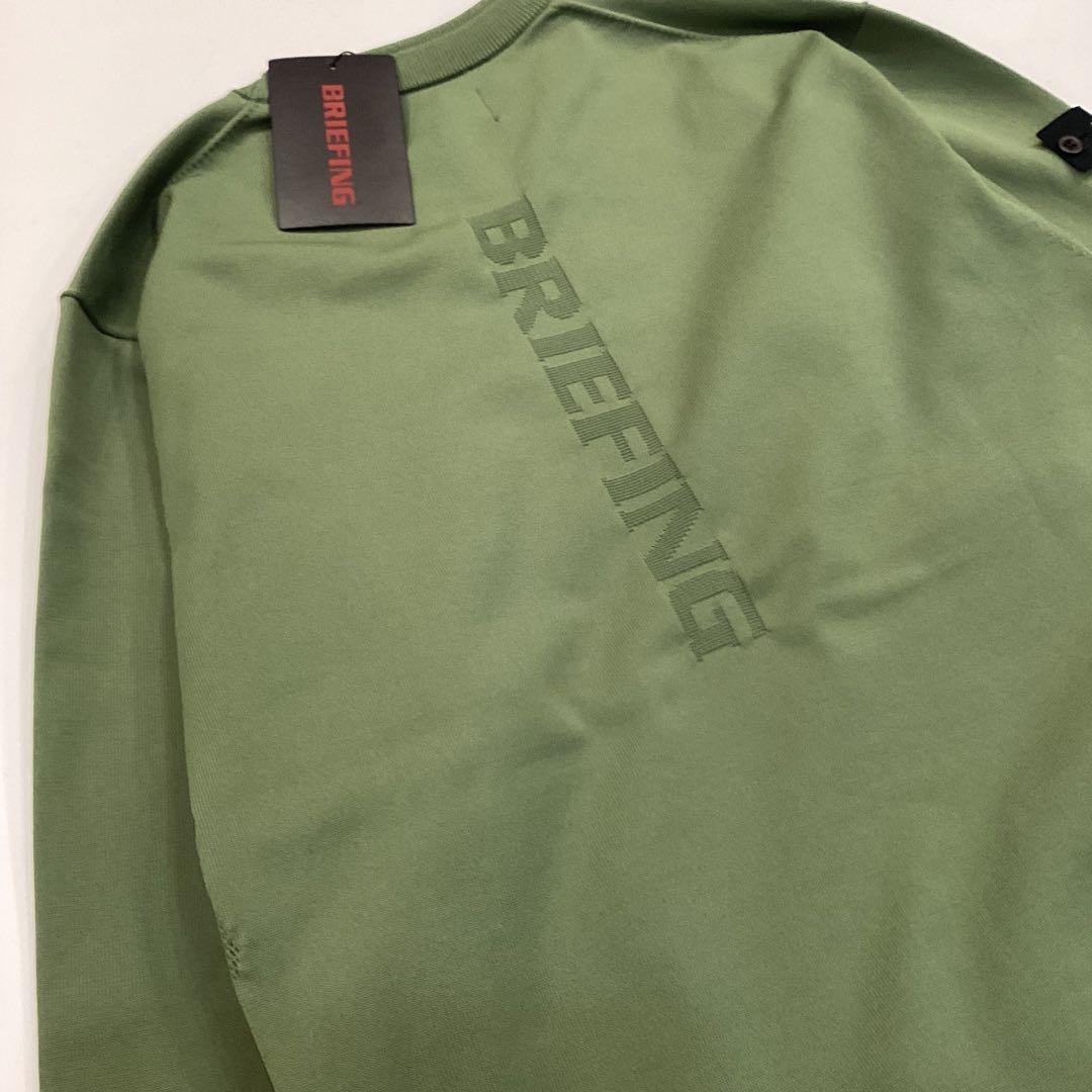 新品　BRIEFING MEN’S WR CREWNECK KNIT L