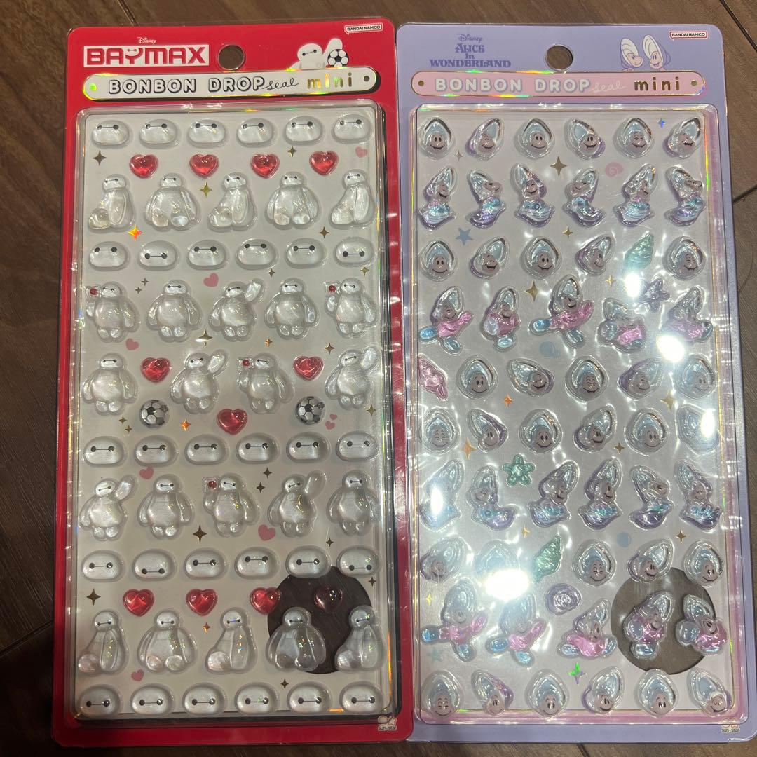 【正規品】ボンボンドロップシールミニ mini ディズニー 4枚セット