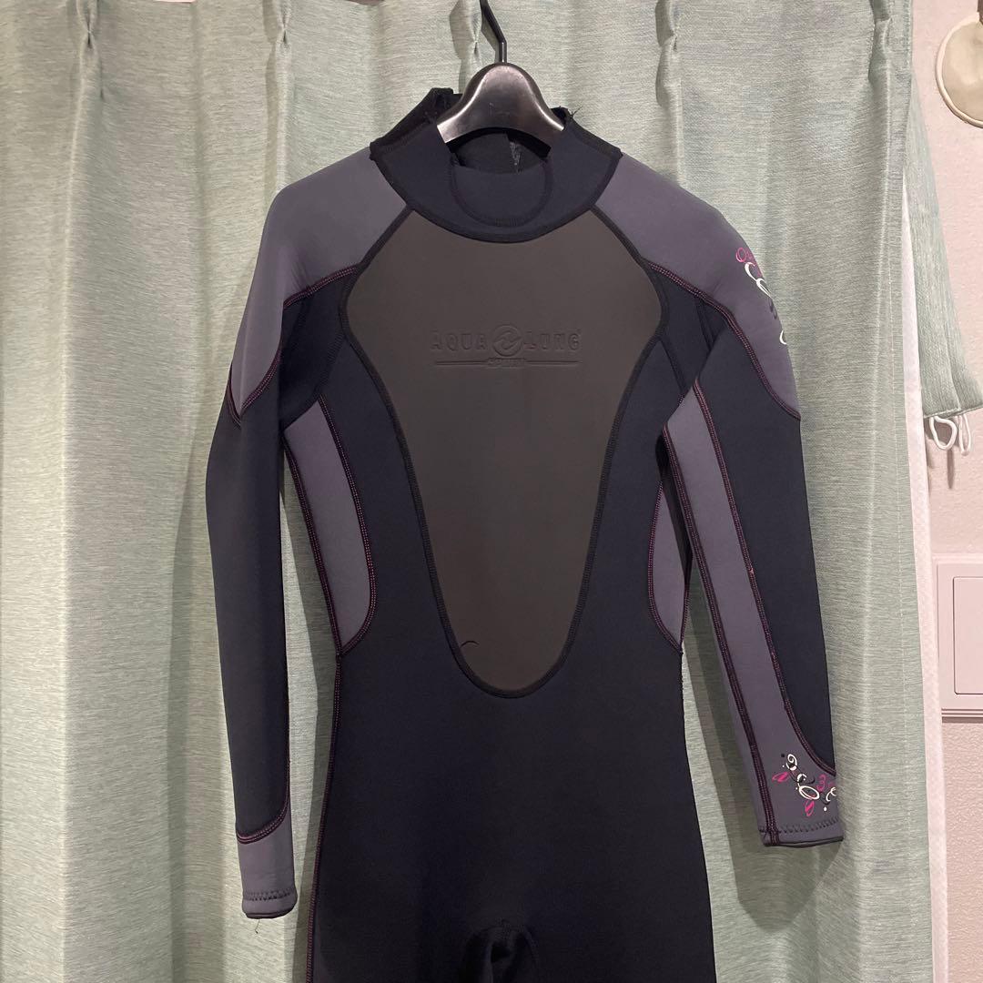 美品　フルスーツ レディースウェットスーツ AQUA LUNG サイズ5/6
