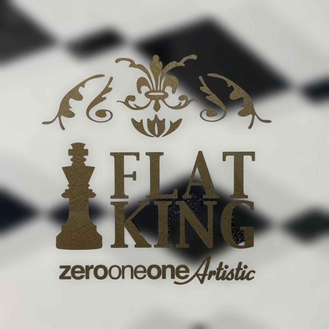 希少　FLATKING artistic 153 限定　スノーボード チェス盤
