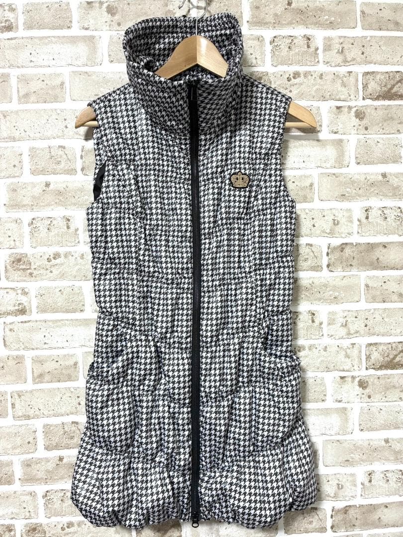 【早い者勝ち❤️】フィラゴルフ レディース 中綿 ワンピース M チェック柄