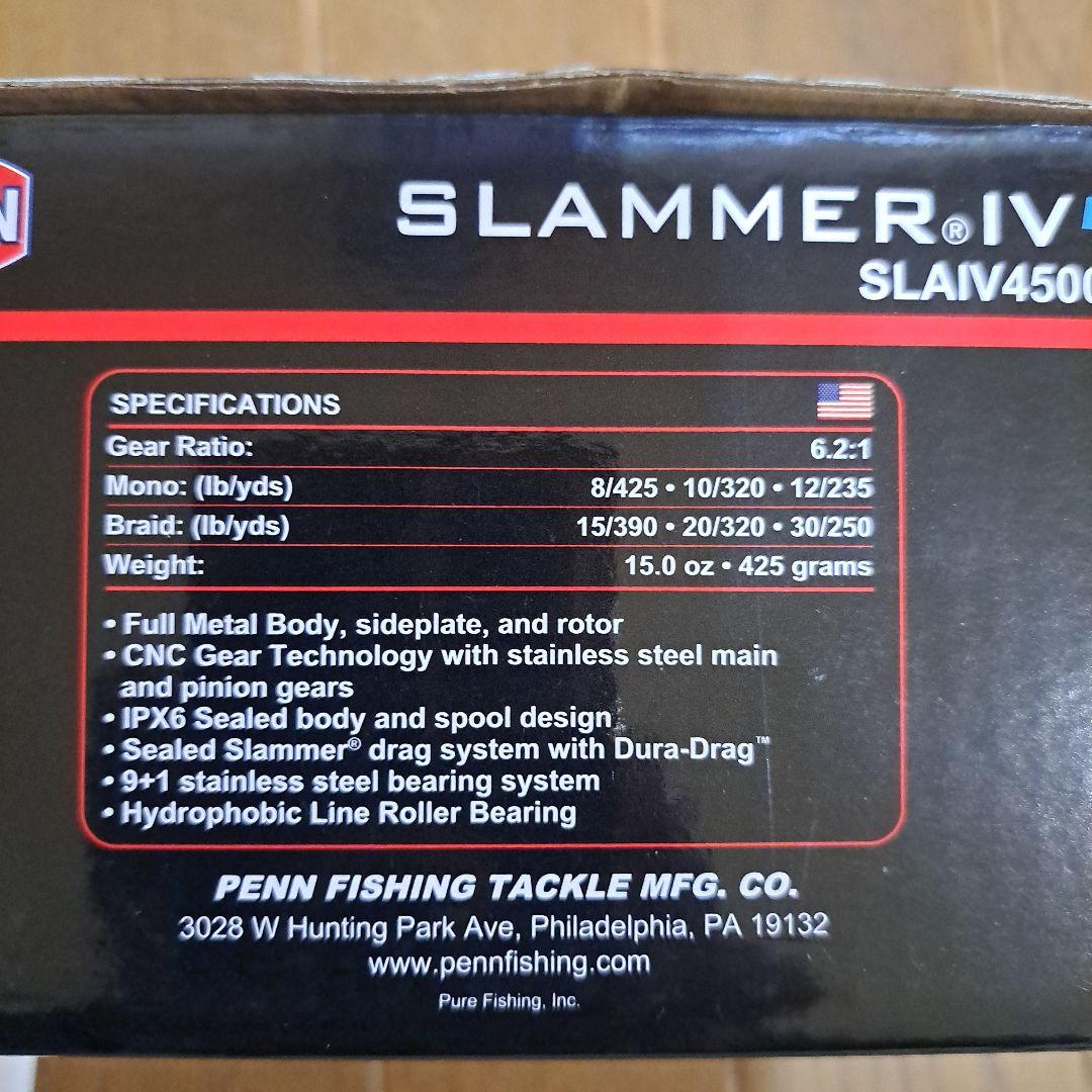 PENN SLAMMER IV 4500DX リール　ペン　スラマー4 DX