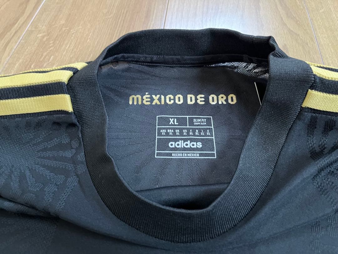 【半袖XL】⑮2025 メキシコ代表 ユニフォーム ブラック+ゴールド