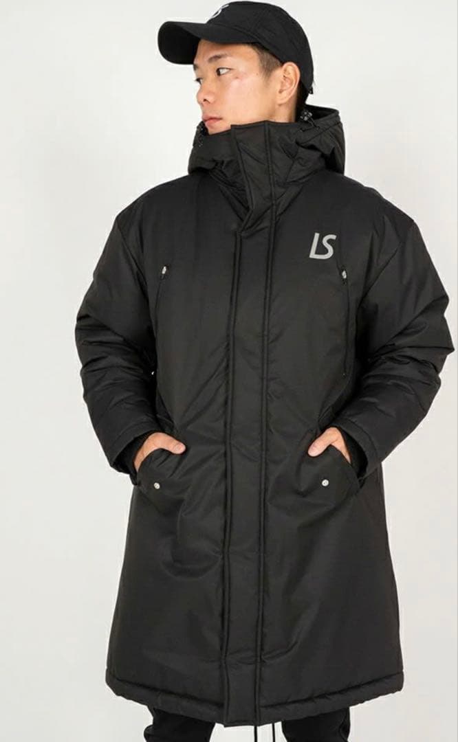 ルースイソンブラ GO OUT LONG COAT 2 ブラック S 美品