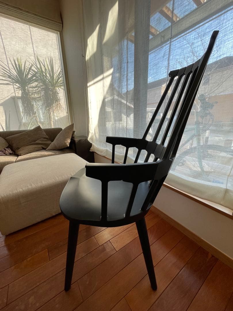 ⭐️値下げ可能！⭐️トーヨーキッチン Kartell カムバックチェア ブラック