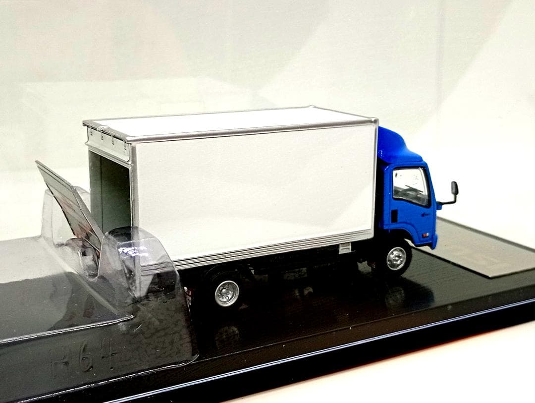 REALSOC 1/64 いすゞ NQR75 トラック パワーゲート ブルー