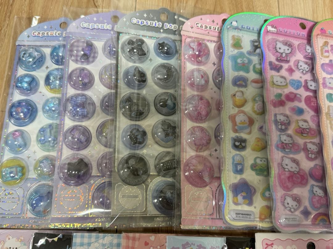 サンリオコットンパフィ・タイルシールなど♡24シート