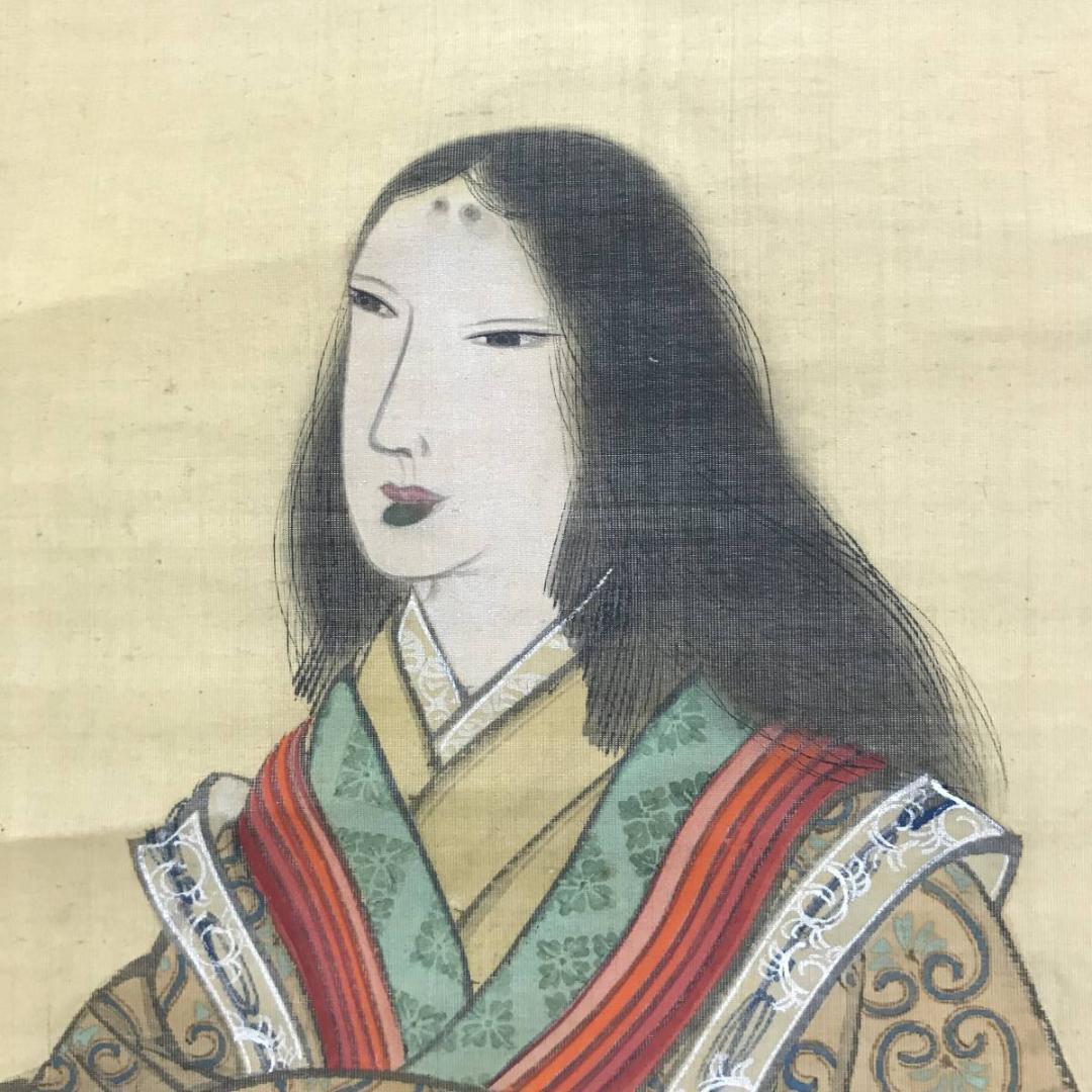 作者不詳/三歌人図/田島蕉雲/柿本人麻呂/小野小町/掛軸/名家伝来/AE-193