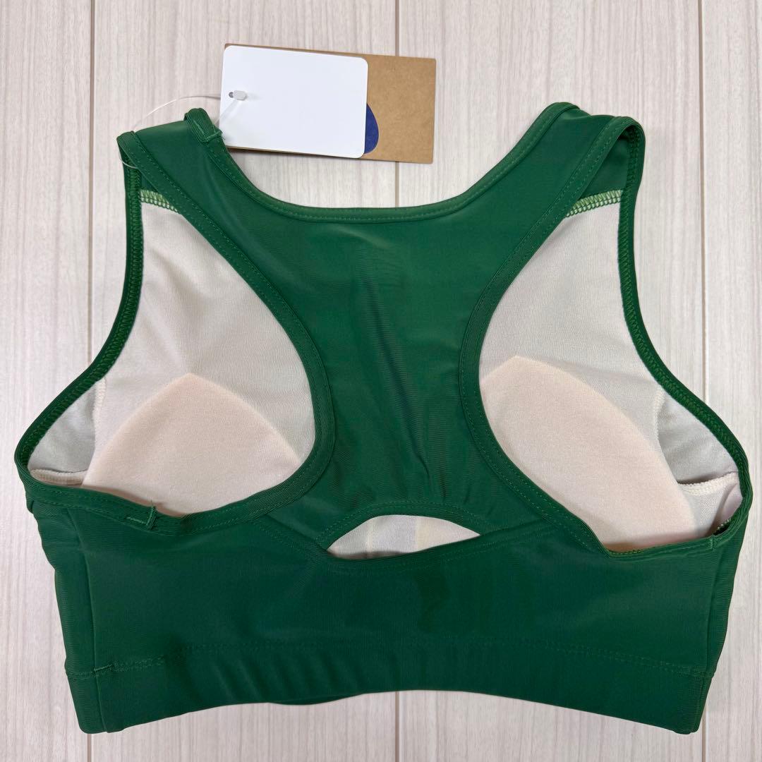 アシックス　女子陸上ユニフォーム上下セット　Lサイズ　ダークグリーン単色　新品
