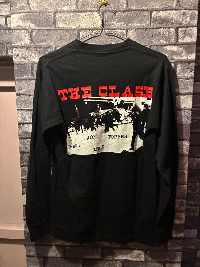 THE CLASH ロングスリーブTシャツ ブラック ザ　クラッシュ