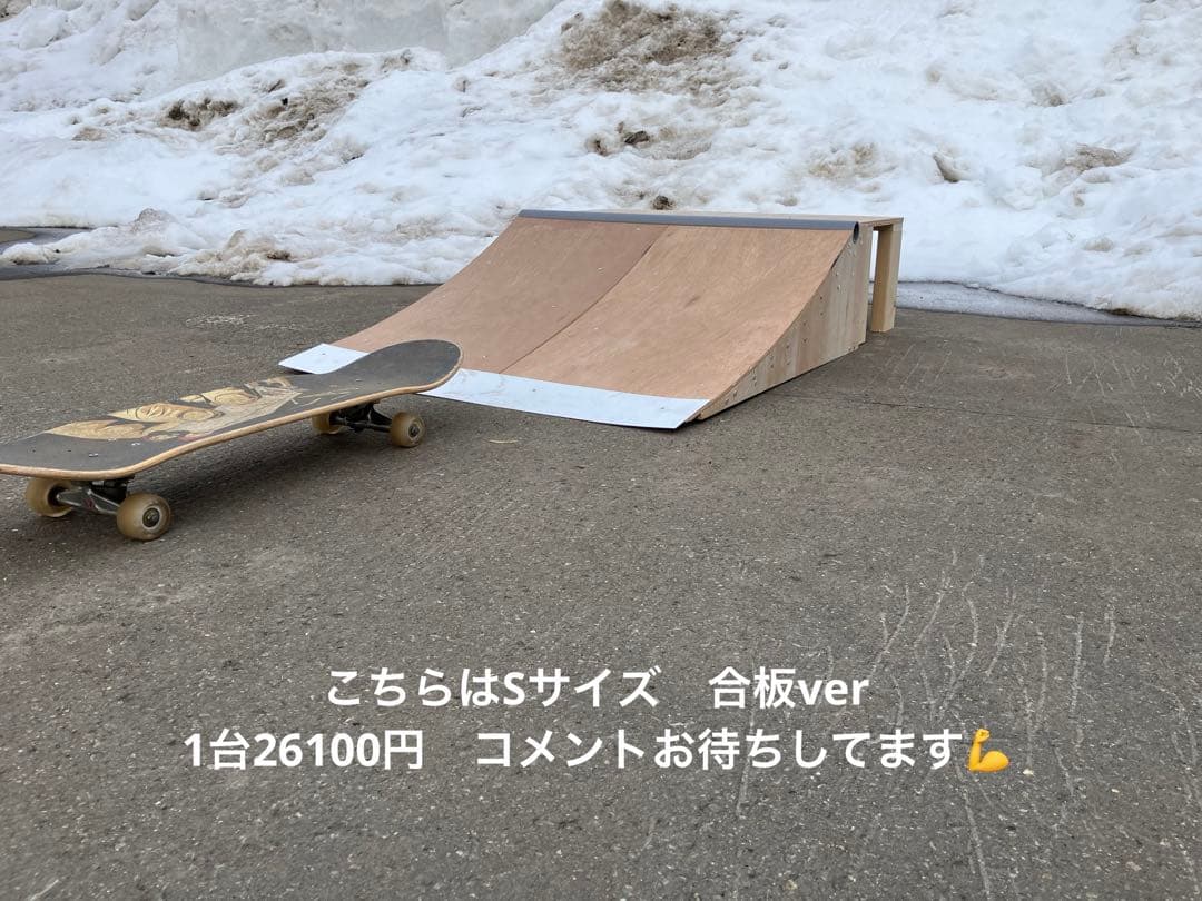 ミニランプ スケボー　組み立てキット　skatepia NFボート仕様　片側1台
