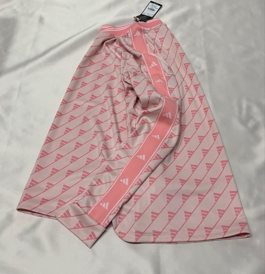 新品adidasゴルフadidas bosロゴ入りトップス　ダンボールニット