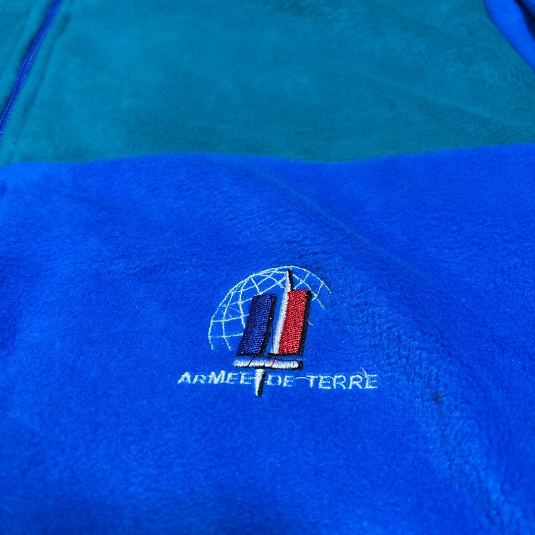 フランス軍 ARMY トレーニング用 厚手フリース 上下セット デッドストック