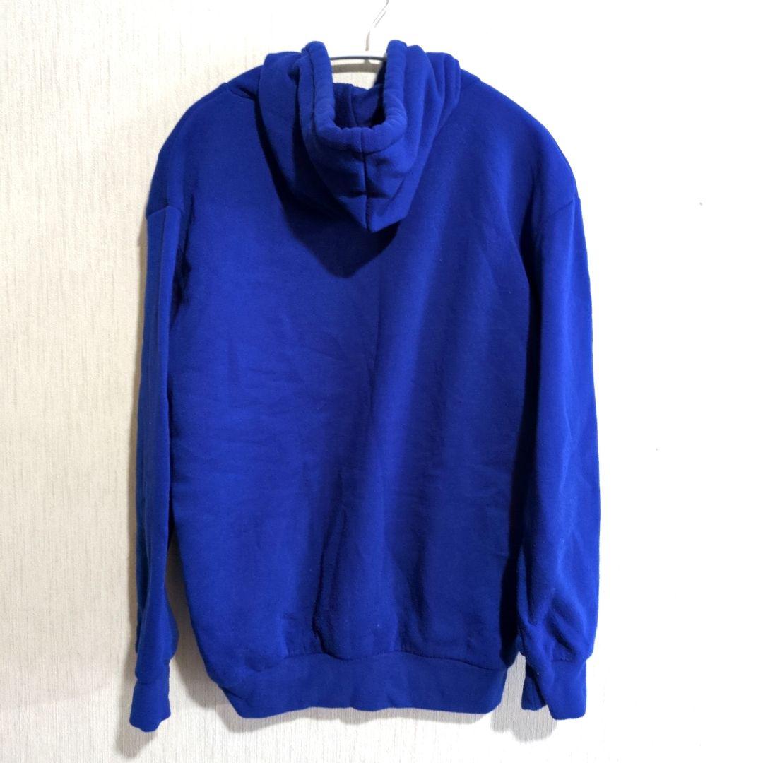 海外古着✨Dodgersドジャース フード付きスウェット【 M】 青
