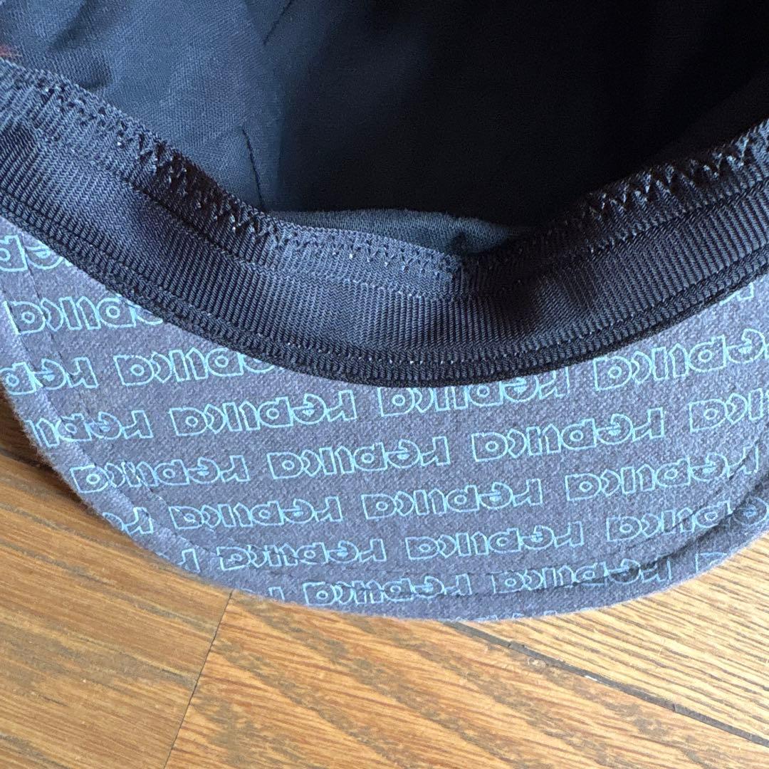 VAUNDY Logo Flight Cap グレー/オレンジ