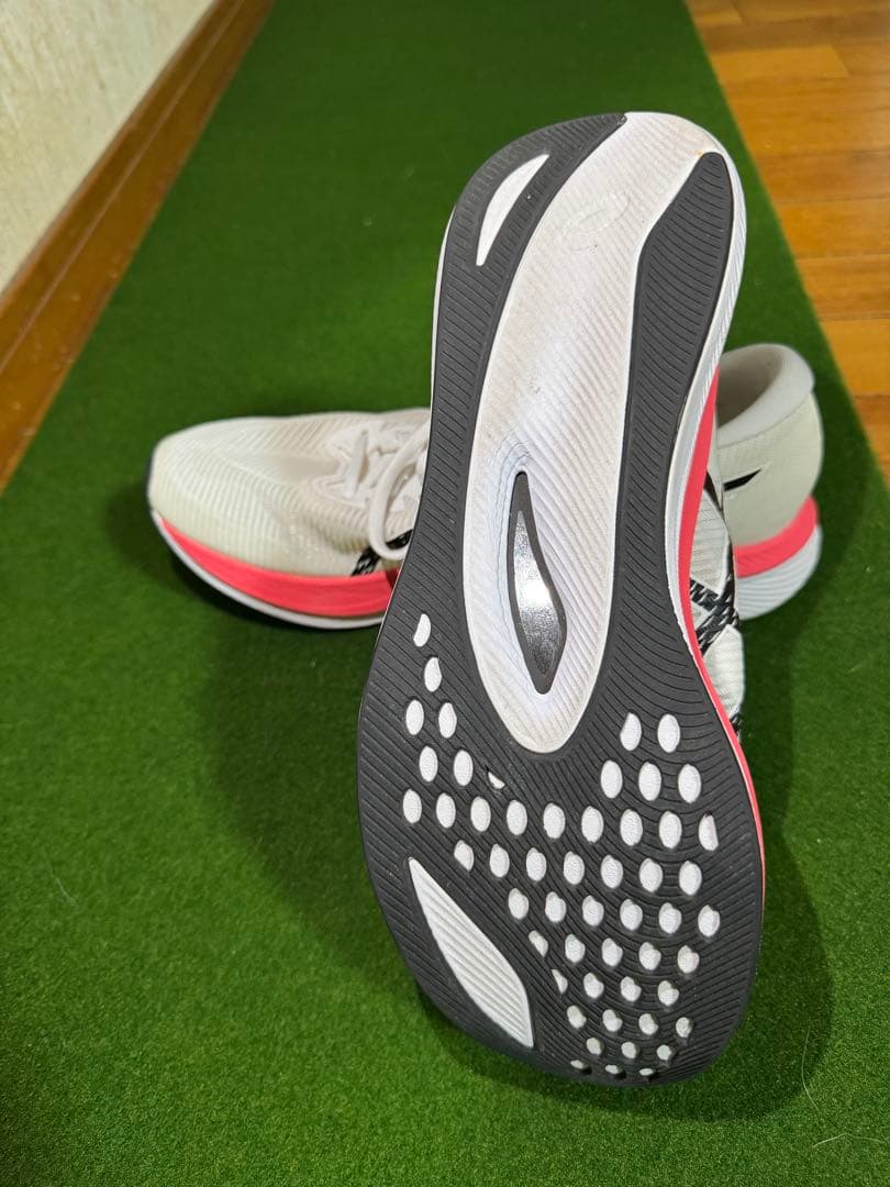 超美品　ASICS MAGIC SPEED2シューズ ホワイト/ピンク
