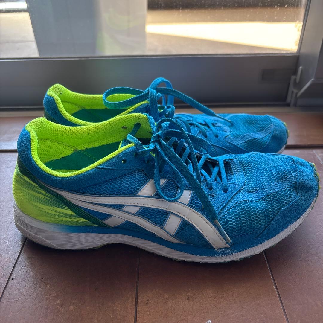 asics TARTHERZEAL 5 青/緑 スパイクシューズ　25.5cm
