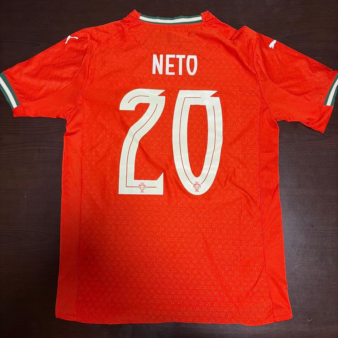 ポルトガル代表 Neto 20 サッカーシャツ