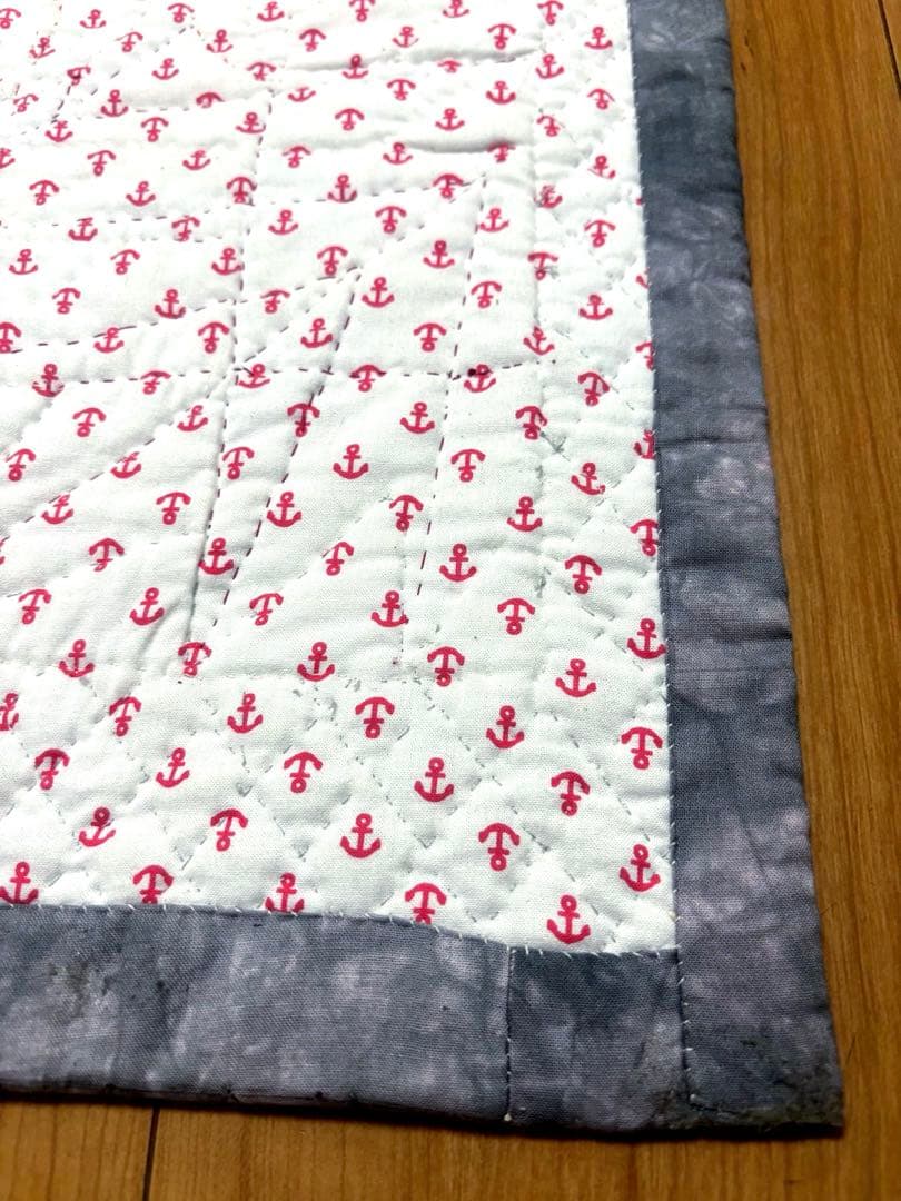 紅葉モチーフ パッチワークキルト ハンドメイド