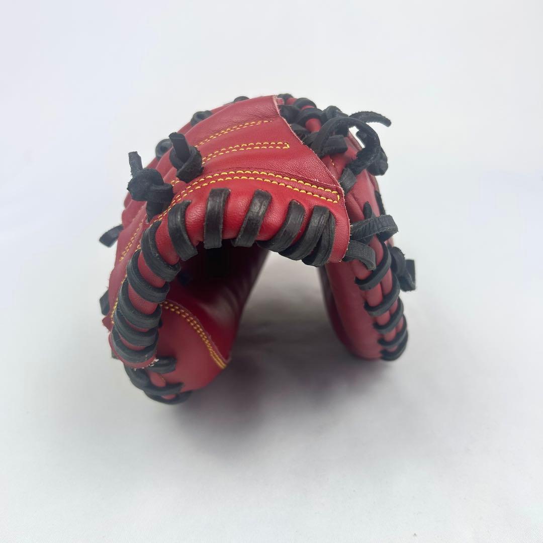 【極美品】Miyama ミヤマ キャッチャーミット 13インチ レッド 硬軟兼用