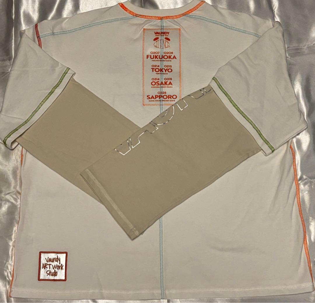 Vaundy SILENCE レイヤードTシャツ 白 ホワイト Mサイズ
